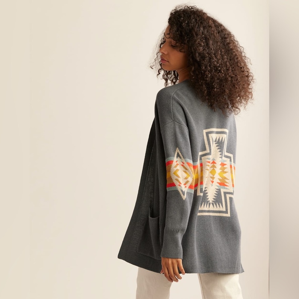 Pendleton Sierra Springs Cotton Cardigan Harding Print (sold out online)